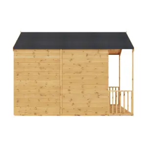 Mercia 10x8 ft with Double door & 4 windows Apex Wooden Summer house