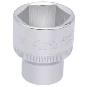 30mm 1/2" Square Drive Elora Hexagon Socket 15320