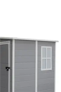 5x4 Foot Plastic Garden Storage Shed