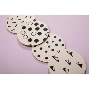 Maison by Premier Mimo Set Of 4 Eclectic All Sorts Coasters