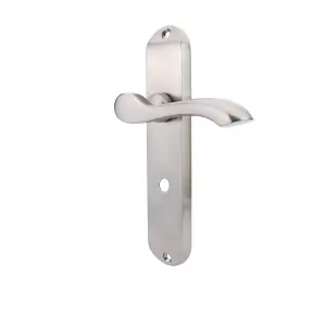 Sandleford Wentworth Door Handle Bathroom Lever Set - Brushed Nickel