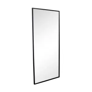 Melody Maison Large Black Wall/Floor/ Leaner Mirror 180cm x 80cm