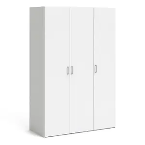 Space Wardrobe with 3 doors White 1750