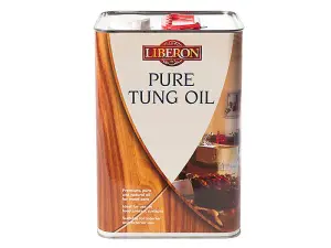 Liberon Pure Tung Oil - Premium 5 Litre Wood Care Solution