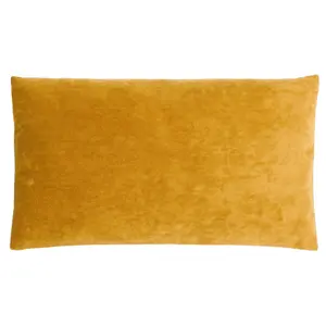 Camden Throw Cushion Mustard / Rectangular / 30cm H x 50cm W x 10cm D