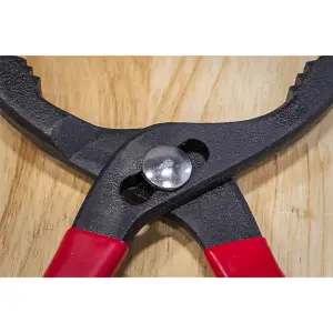 Sealey Oil Filter Pliers Forged With Long Handles 45-89mm Capacity AK6412