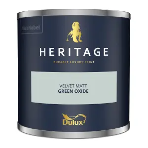 Dulux Trade Heritage Green Oxide Matt Wall paint, 125ml Tester pot