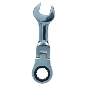 17mm Stubby Flexi Ratchet Combination Spanner Metric Wrench 72 Teeth SPN22