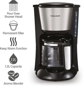 Morphy Richards 162501 Filter Coffee Machine - Black