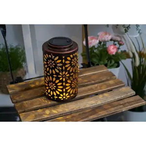 Normani 7.28'' Solar Powered Integrated LED Outdoor Lantern