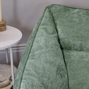 icon Cecilia Bean Bag Sofa Sage Green Giant Chenille Bean Bag Chair