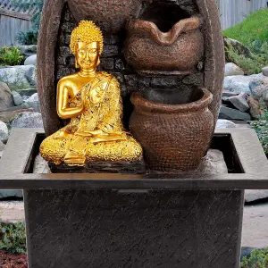 Buddha Indoor Water Fountain - Zen Garden