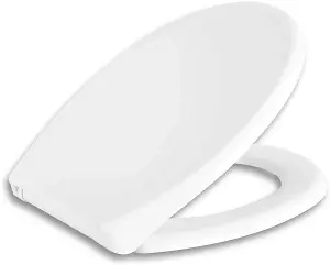 Euroshowers Standard Oval Slow Close Quick Release Toilet Seat