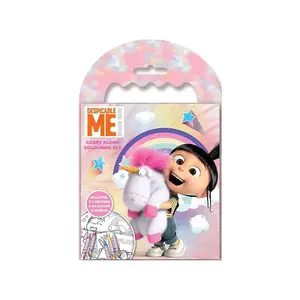 Despicable Me Fluffy Colouring Set (Pack of 69) Multicoloured (One Size)