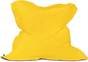 rucomfy Outdoor Water Resistant Junior Squashy Squarbie Beanbag - Yellow