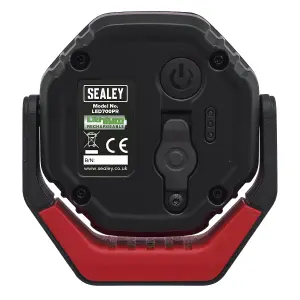 Sealey Rechargeable Pocket Floodlight Red 7W COB LED Magnet 360 Degree LED700PR