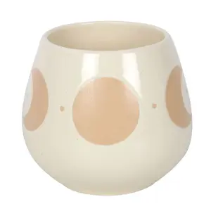 Something Different Moon Phase Rounded Mug Beige/White (One Size)