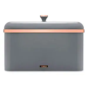 Tower Cavaletto Bread Bin Grey