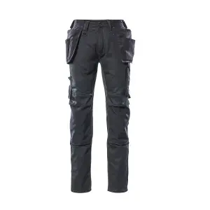 Mascot Unique Lightweight Trousers with Holster Pockets (Black)  (40.5) (Leg Length - Long)