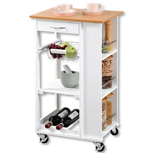 Wood Kitchen Cart