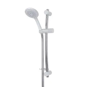 Triton Danzi White 9.5kW Electric Shower + Riser Rail RP Perea Aquasurge Opal 3