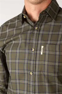 Rydale Men's Country Checked Shirt - Wetwang - Dark Olive S