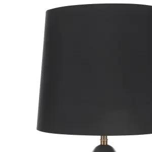 Metal Table Lamp Black and Gold ASSONET