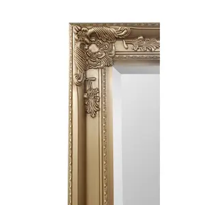 Vigue Wood Flat Floor Mirror