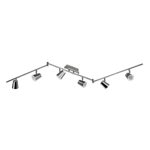 Luminosa Modern LED Spotlights Chrome, Warm White 3000K 3000lm