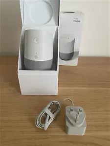 Google Home Smart Speaker - Nest Audio Assistant, Hands-Free, Voice Recognition