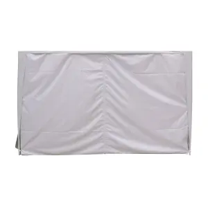 SunDaze White Side Panel with Zipper for 3x3M Pop Up Gazebo Tent 1 Piece