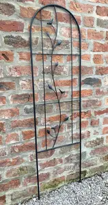 Metal Climbing Plant Support Trellises Support Panel Metal Set of 2