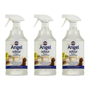 Nilco Angel Odour 3L Super Deodoriser Foul Odour Remover Eliminator 3x 1 Litre