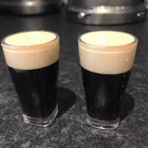 Baby Guinness Shot Glasses Unbreakable Tritan Plastic 25ml Pack of 8