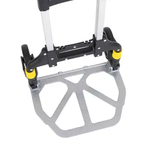 BULLDOZER 70kg Foldable Hand Truck Trolley Height Adjustable Handle Compact