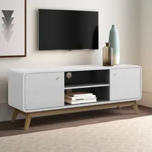 Justine TV Stand for TVs up to 60" White