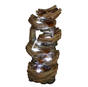 Aqua Creations Oregon Woodland Falls Mains Plugin Powered Water Feature