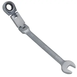 14mm Metric Double Jointed Flexi Ratchet Combination Spanner Wrench 72 Teeth