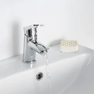 Bristan Mercury Standard Chrome effect Basin Mixer Tap