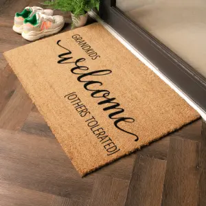 Grandkids Welcome Others Tolerated Doormat (90 x 60cm)