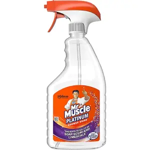 Mr Muscle Platinum Shower Shine Spray 750 ml (Pack of 6)