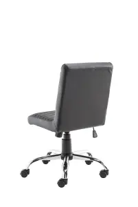 Lane Office Chair with Wheels in Black