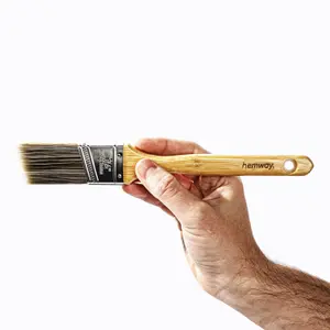 Premium 1.5 Inch Bamboo Paint Brush For Indoor Outdoor Emulsion Paint & Varnish