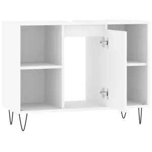 Berkfield Bathroom Cabinet White 80x33x60 cm Engineered Wood