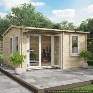 BillyOh Kent Garden Office (4m x 4m) - 44mm