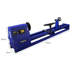 TMech 400W Wood Lathe with 6 FREE woodturning chisels