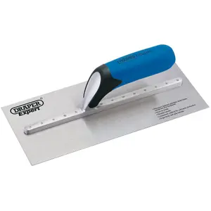 Draper Soft Grip Stainless Steel Plastering Trowel, 280mm 81200