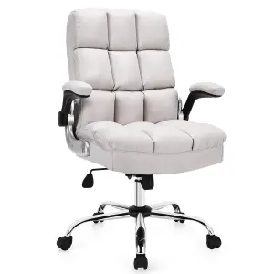 Costway Executive Office Chair Ergonomic Padded High Back Swivel Computer Desk Chairs