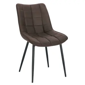 Vassar Upholstered chair (Set of 2) Dark Brown