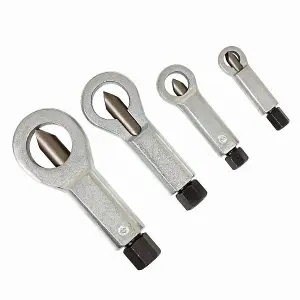 US PRO Tools 4 Piece Nut Splitter Set Remove Broken Corroded Damaged Nut 9 - 27mm 5894